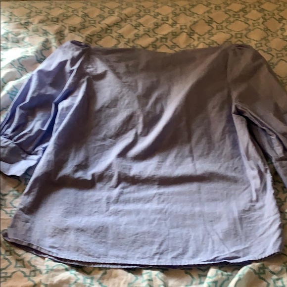 G. By goop peri tie-neck short sleeve shirt - Picture 12 of 13